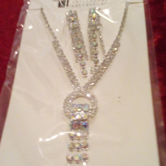 22" Christina Collection Silver Rhinestone - Picture 1 of 1
